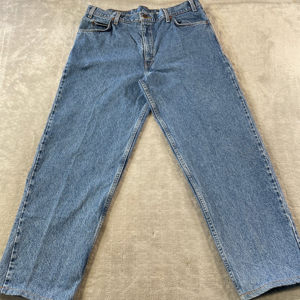 Vintage Levis 550 Jeans Mens 40x30 Blue Relaxed Tapered Orange Tab Brazil 1996